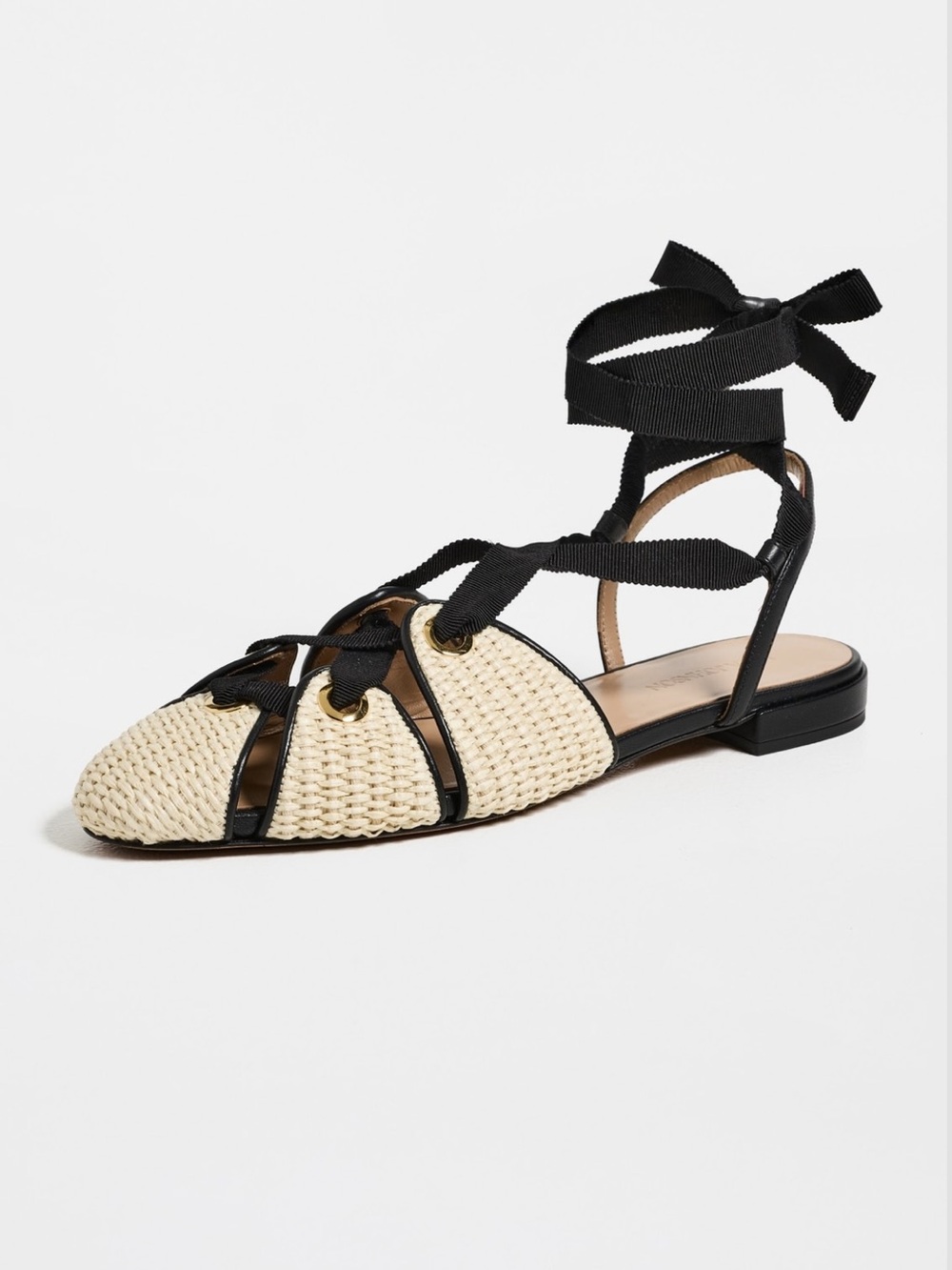 Ulla Johnson Artemis Eyelet Flat Sandals